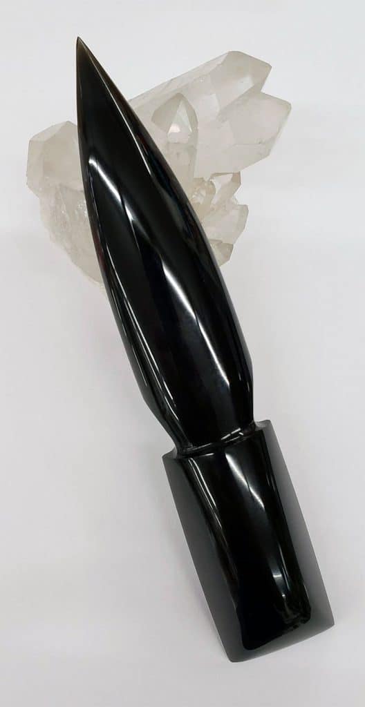 decorative obsidian knife