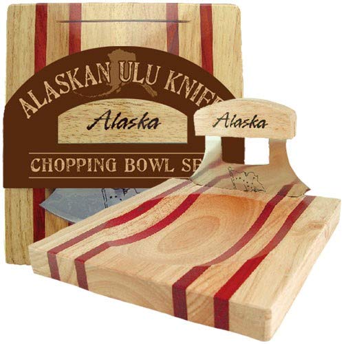 Arctic Circle Alaska Ulu Knife and Chopping Bowl