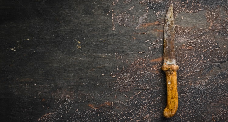 safe handling of old knives