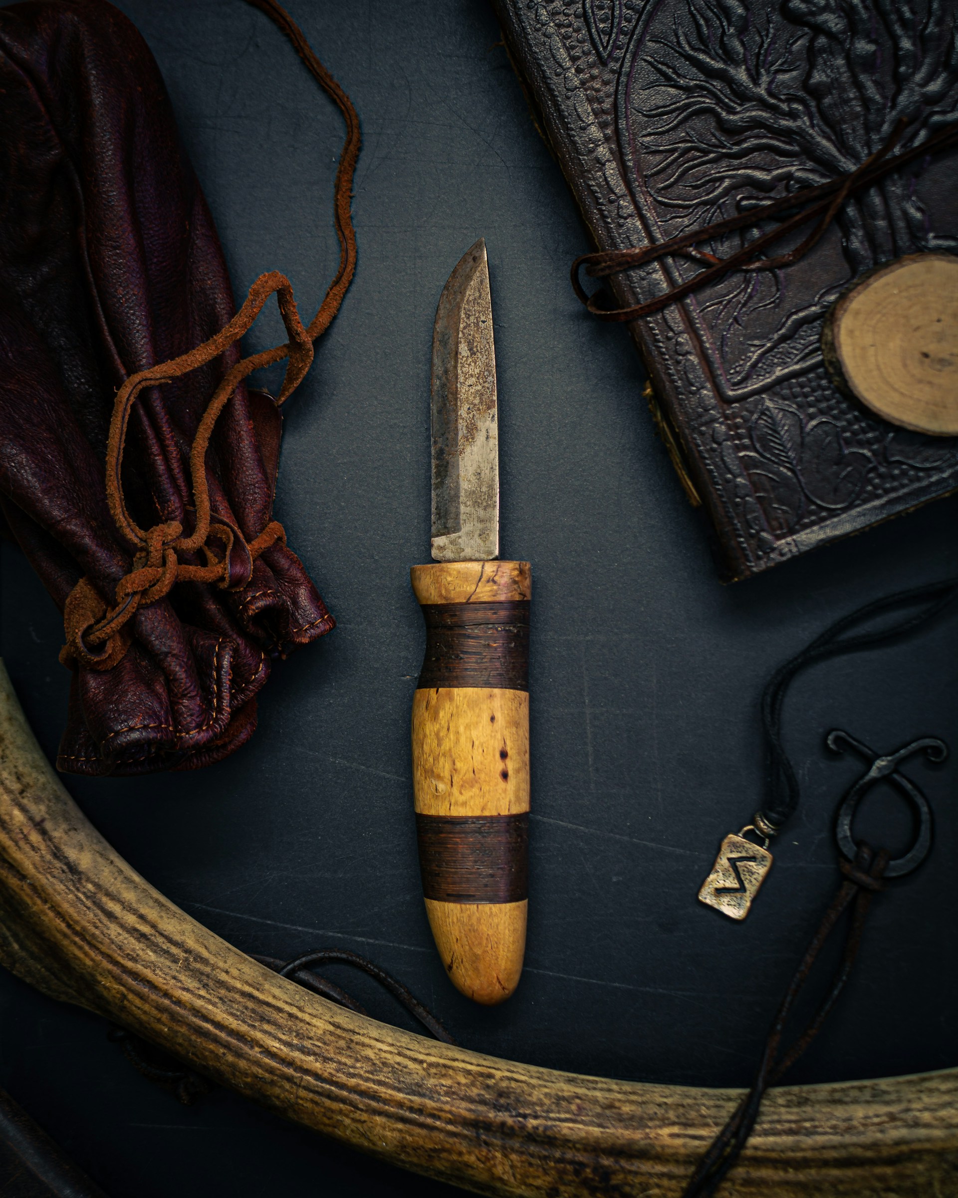 rusted knife blade
