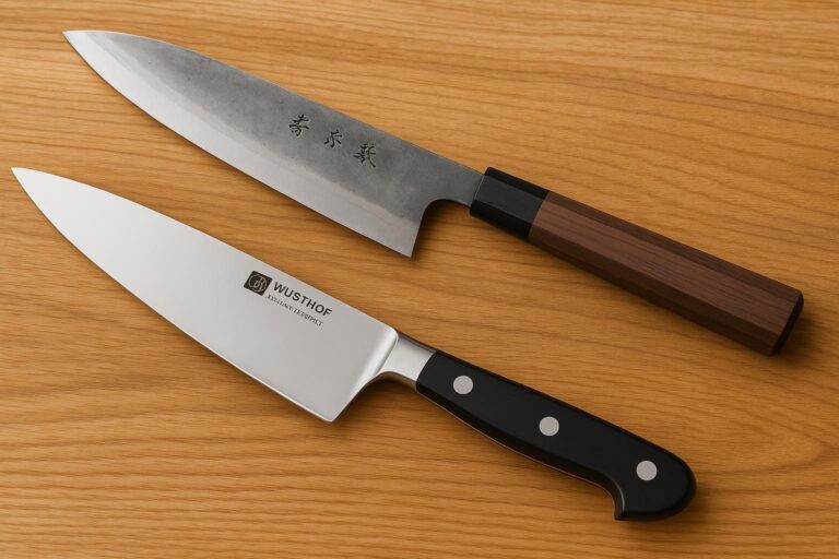 Japanese and German Knives